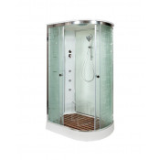 Душевая кабина AvaCan EM1512L с гидромассажем 120x80 стекло с узором/хром