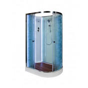 Душевая кабина AvaCan EM1512LN LED с подсветкой 120x80 стекло с узором/хром