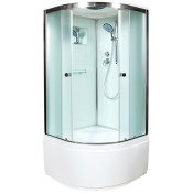 Душевая кабина AvaCan D80S 80х80 хром/рифленое