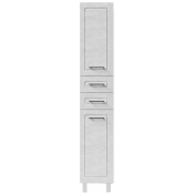 Пенал Vod-ok Арабеска 35 R с бельевой корзиной белый камень