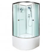 Душевая кабина DTO D 90 90x90 хром/рифленое