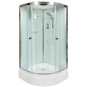 Душевая кабина AvaCan D311SEL с электрикой 110х110 хром/рифленое