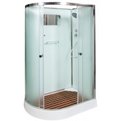 Душевая кабина AvaCan D012R 120х90 R хром/рифленое