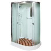 Душевая кабина AvaCan D102SLEL с электрикой 120х80 L хром/рифленое