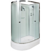 Душевая кабина DTO D272R 120х80 R хром/рифленое