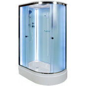 Душевая кабина DTO D272SLLED L 120х80 хром/рифленое