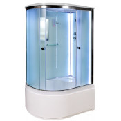 Душевая кабина AvaCan D120SRLED R 120х80 хром/рифленое