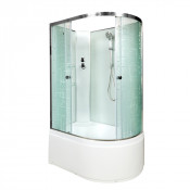 Душевая кабина DTO EM4511LN 110x80 хром/узорчатое