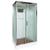 Душевая кабина AvaCan D119S 110х90 хром/матовое