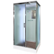 Душевая кабина AvaCan D129SLED 120х90 хром/матовое