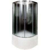 Душевая кабина AvaCan B10BLACK 100х100 хром/матовое