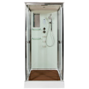 Душевая кабина AvaCan V9015 90х90 хром/прозрачное