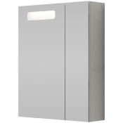 Зеркальный шкаф Vod-ok Мальта 60 L мрамор белый натур милк