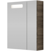Зеркальный шкаф Vod-ok Мальта 60 L дубослив светлый