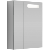 Зеркальный шкаф Vod-ok Мальта 60 R с подсветкой белый