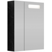 Зеркальный шкаф Vod-ok Мальта 60 R мрамор графит