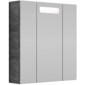 Зеркальный шкаф Vod-ok Мальта 70 горный камень