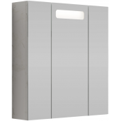 Зеркальный шкаф Vod-ok Мальта 70 мрамор белый натур милк