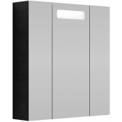 Зеркальный шкаф Vod-ok Мальта 70 серый камень 57806