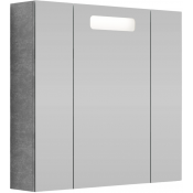 Зеркальный шкаф Vod-ok Мальта 80 белый камень 57805