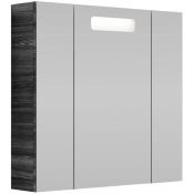 Зеркальный шкаф Vod-ok Мальта 80 лиственница серая