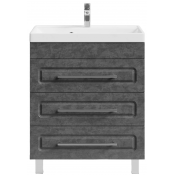 Тумба с раковиной Vod-ok Арабеска 70 серый камень