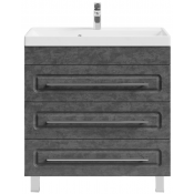 Тумба под раковину Vod-ok Арабеска 80 серый камень