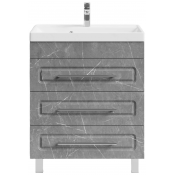 Тумба под раковину Vod-ok Арабеска 70 мрамор серый софт тач 4044-1