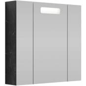 Зеркальный шкаф Vod-ok Мальта 80 мрамор серый