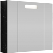 Зеркальный шкаф Vod-ok Мальта 90 мрамор графит софт тач 4044-3