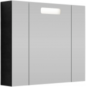 Зеркальный шкаф Vod-ok Мальта 90 серый камень