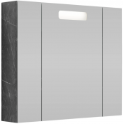 Зеркальный шкаф Vod-ok Мальта 90 мрамор белый