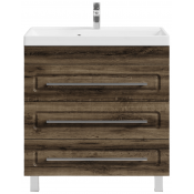 Тумба под раковину Vod-ok Арабеска 80 дуб крымский коричневый