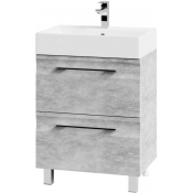 Тумба под раковину Vod-ok Мальта 60 с ящиками горный камень 57807