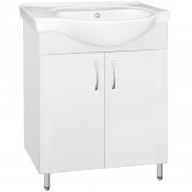Тумба под раковину  Style Line Эко Стандарт 23 ЛС-00000105 белый глянец