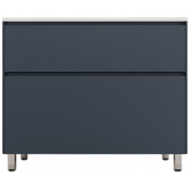 Тумба с раковиной Style Line Лима ЛС-00002349/СС-00002455 100 графит