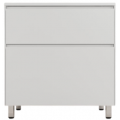 Тумба с раковиной Style Line Лима ЛС-00002350/СС-00002454 80 белый матовый