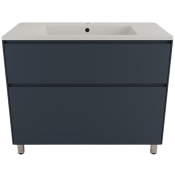 Тумба с раковиной Style Line Лима ЛС-00002349/СС-00002457 100 графит