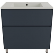 Тумба с раковиной Style Line Лима ЛС-00002351/СС-00002460 80 графит