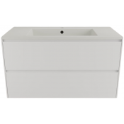 Тумба с раковиной Style Line Лима ЛС-00002352/СС-00002457 100 белый матовый