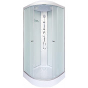 Душевая кабина DTO LM909EL 90х90 с электрикой хром/матовое