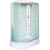 Душевая кабина DTO LM720RGM+EL 120х80 с гидромассажем и электрикой хром/матовое