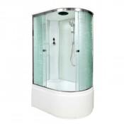 Душевая кабина DTO EM4512L 120х80 хром/с рисунком
