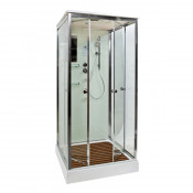 Душевая кабина DTO V1015 100х100 хром/прозрачное