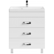 Тумба под раковину Vod-ok Орландо 70 белый глянец