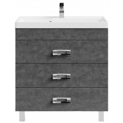 Тумба под раковину Vod-ok Орландо 80 серый камень