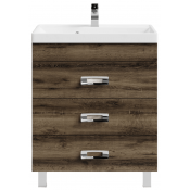 Тумба под раковину Vod-ok Орландо 70 дуб крымский коричневый