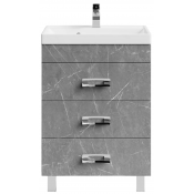 Тумба под раковину Vod-ok Орландо 60 мрамор серый