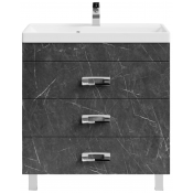 Тумба под раковину Vod-ok Орландо 80 мрамор графит
