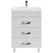 Тумба с раковиной Vod-ok Орландо 60 белый камень 57805